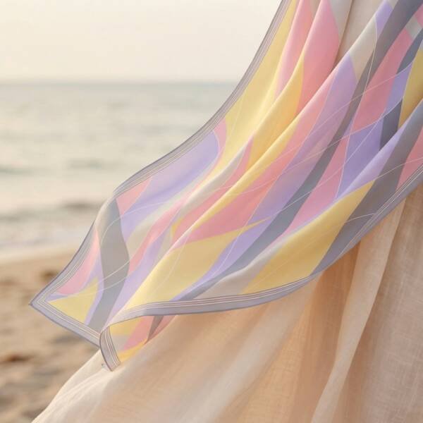 Kehva Lila Ritm Şal