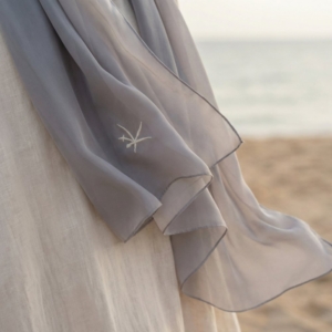 Kehva Duman Mihver Nakış Şal