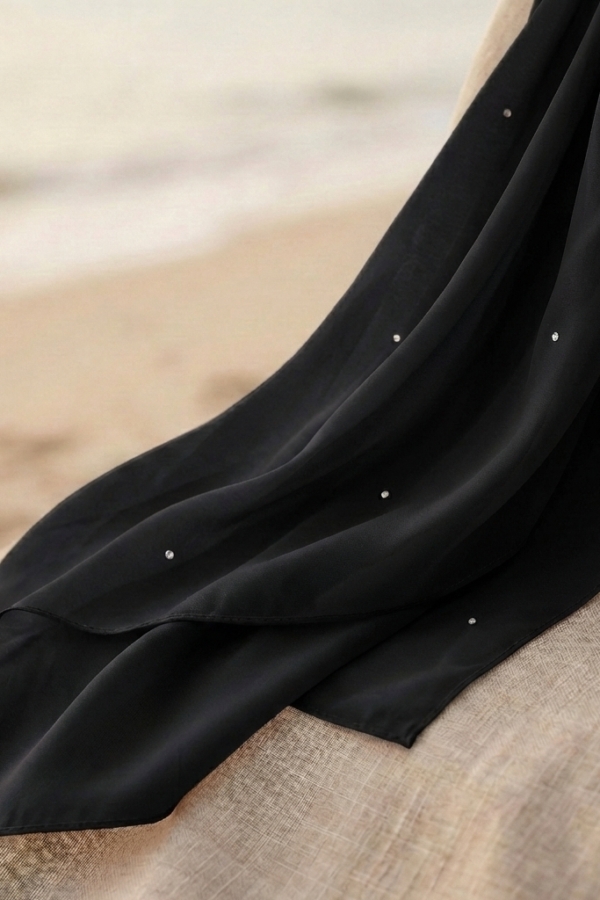 Kehva Siyah Mihver Tezyin Şal